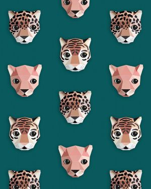 Panthera wallpaper green