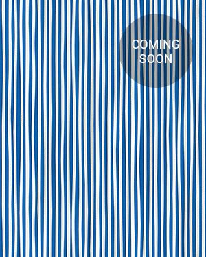 Stripes wallpaper cobalt blue