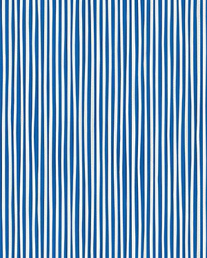 Stripes wallpaper cobalt blue