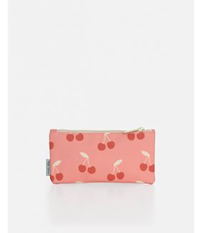 Cherries pencil case pink