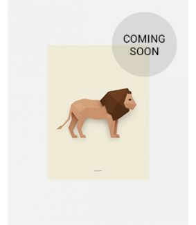 Lion poster 30x40 cm