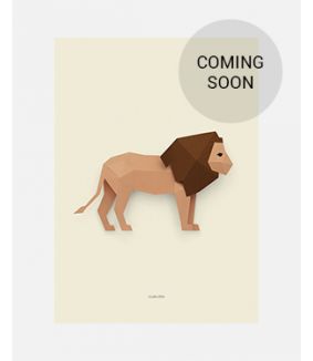 Lion poster 50x70 cm